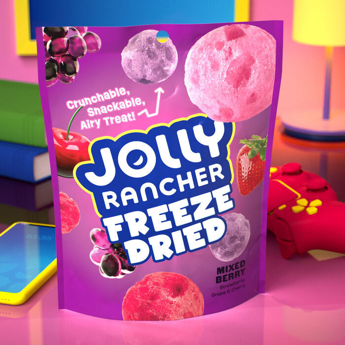 JOLLY RANCHER Freeze Dried mixed berry Flavored Candy Bag