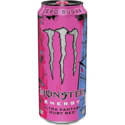 Monster energy drink ultra fantasy ruby red zero suger