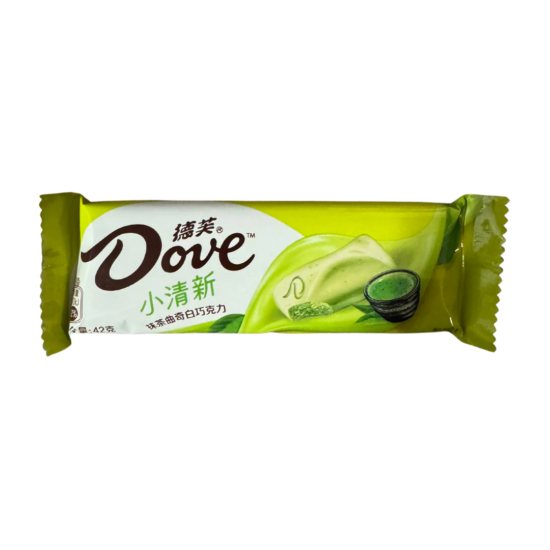 Dove matcha white chocolate