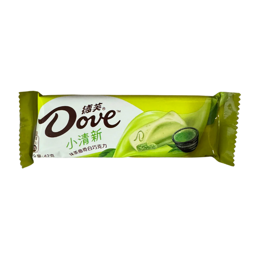 Dove matcha white chocolate