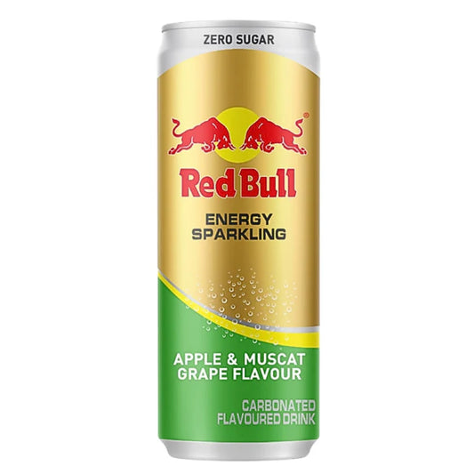 Red bull soda energy apple nd muscat grape flavor