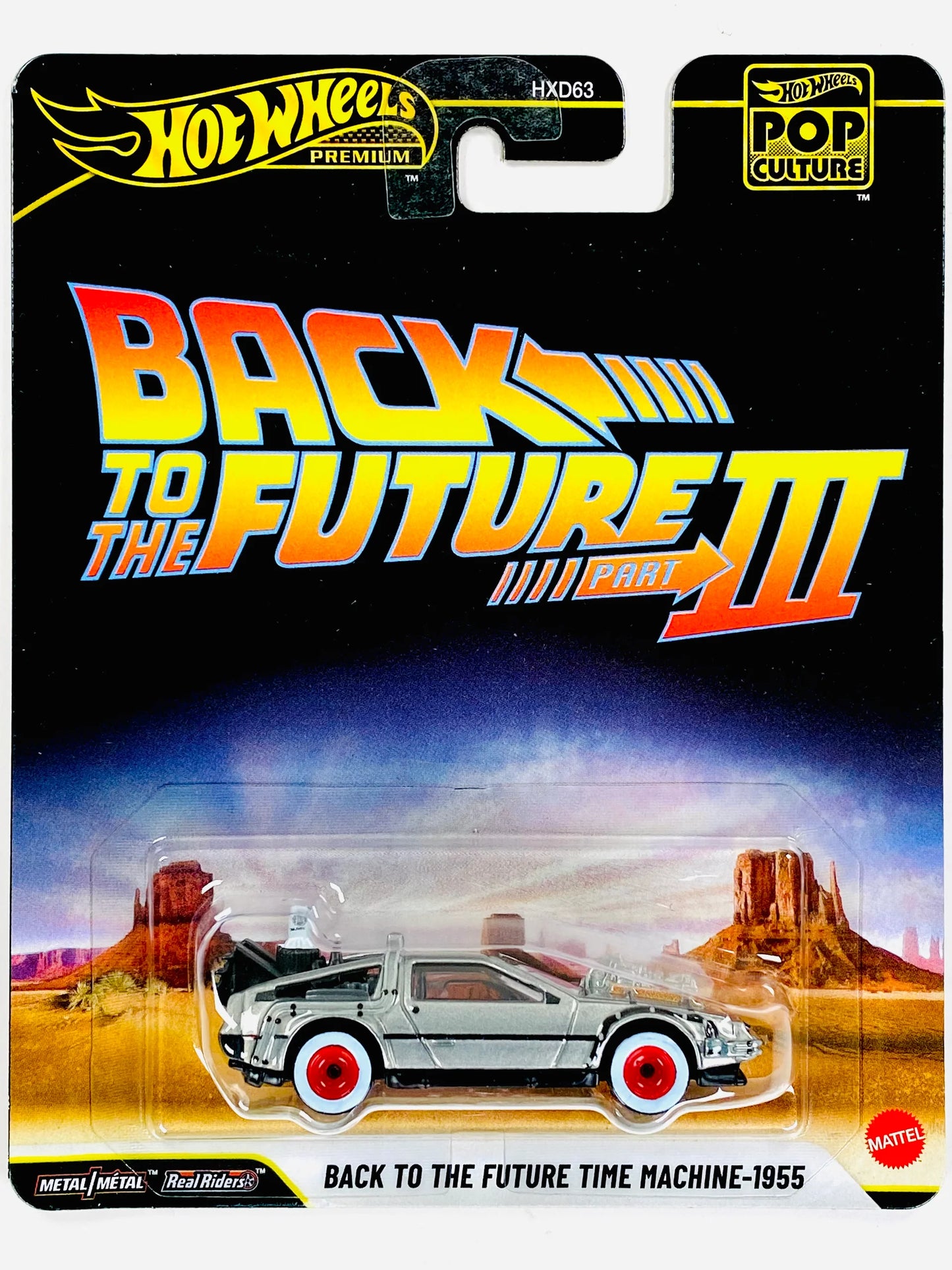 Hot Wheels 2026 Pop Culture Case P Back to the Future Part III Time Machine