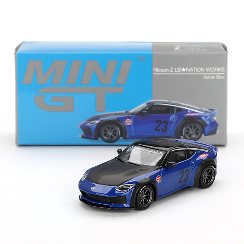 Mini GT Mijo Exclusive Nissan Z LB-NATION WORKS Serian Blue #732