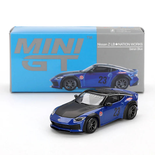 Mini GT Mijo Exclusive Nissan Z LB-NATION WORKS Serian Blue #732