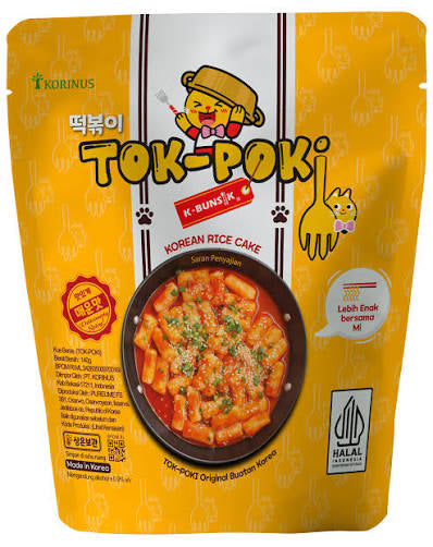 Okra korean rice cake tok-poki original