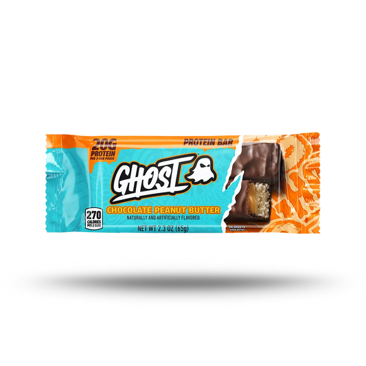 Ghost protein bar chocolate peanut butter