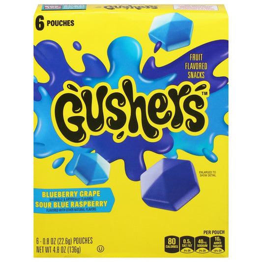 Fruit gushers blue berry grape
