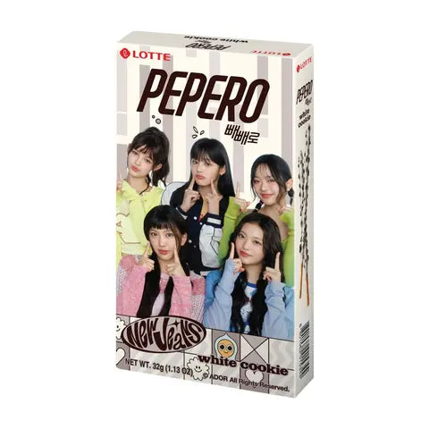 Pepero white cookies sticks new jeans edition