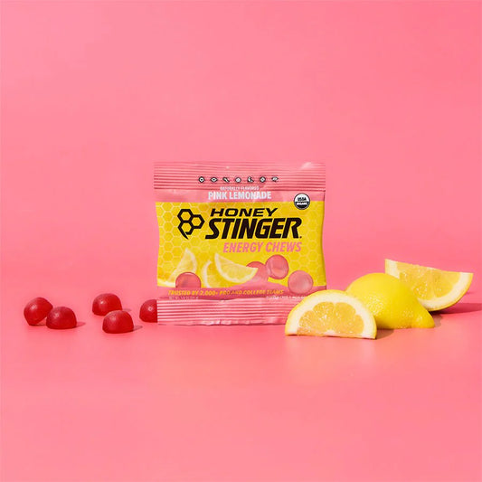 Honey stinger pink lemonade energy chews classic