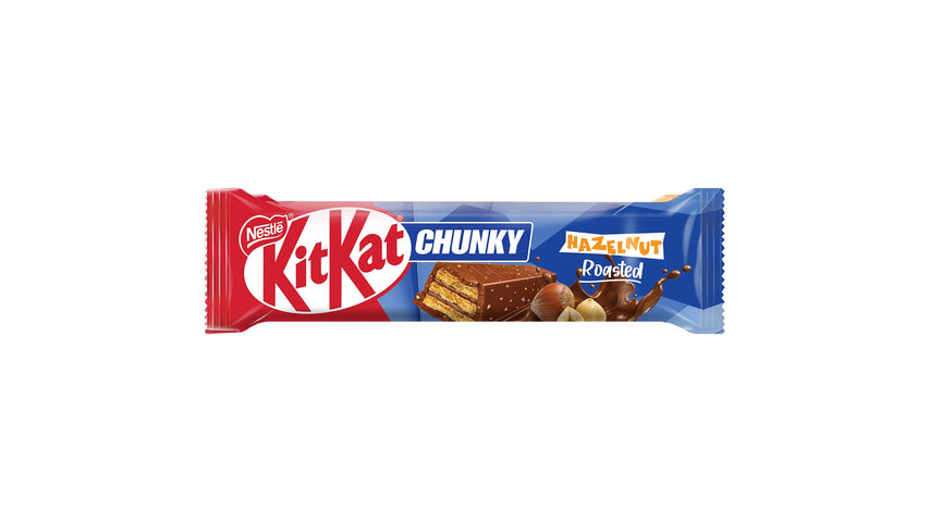 Nestle kitkat chunky hazelnut roasted