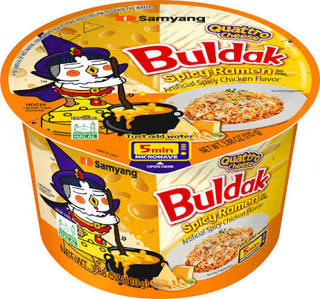 Samyang buldak quattro cheese noodles نودلز بنكهة الجبن