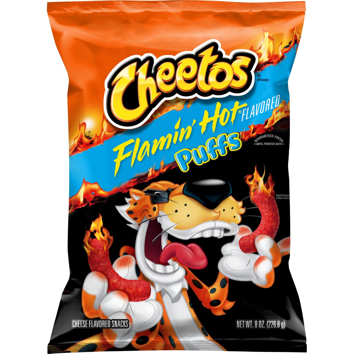 Cheetos puffs flamin hot