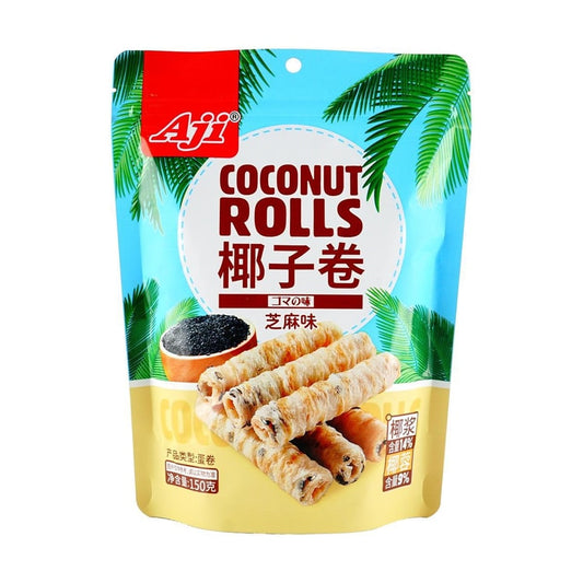 Aji coconut rolls sesame