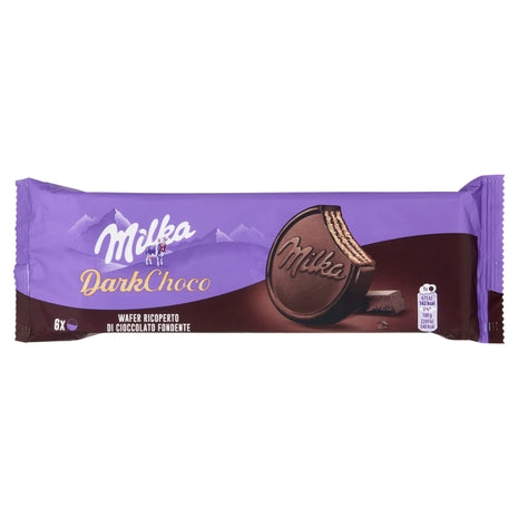 Milka dark choc wafers رقائق شوكولاتة ميلكا