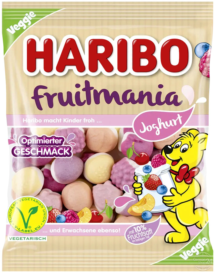Haribo fruitmania yougert .