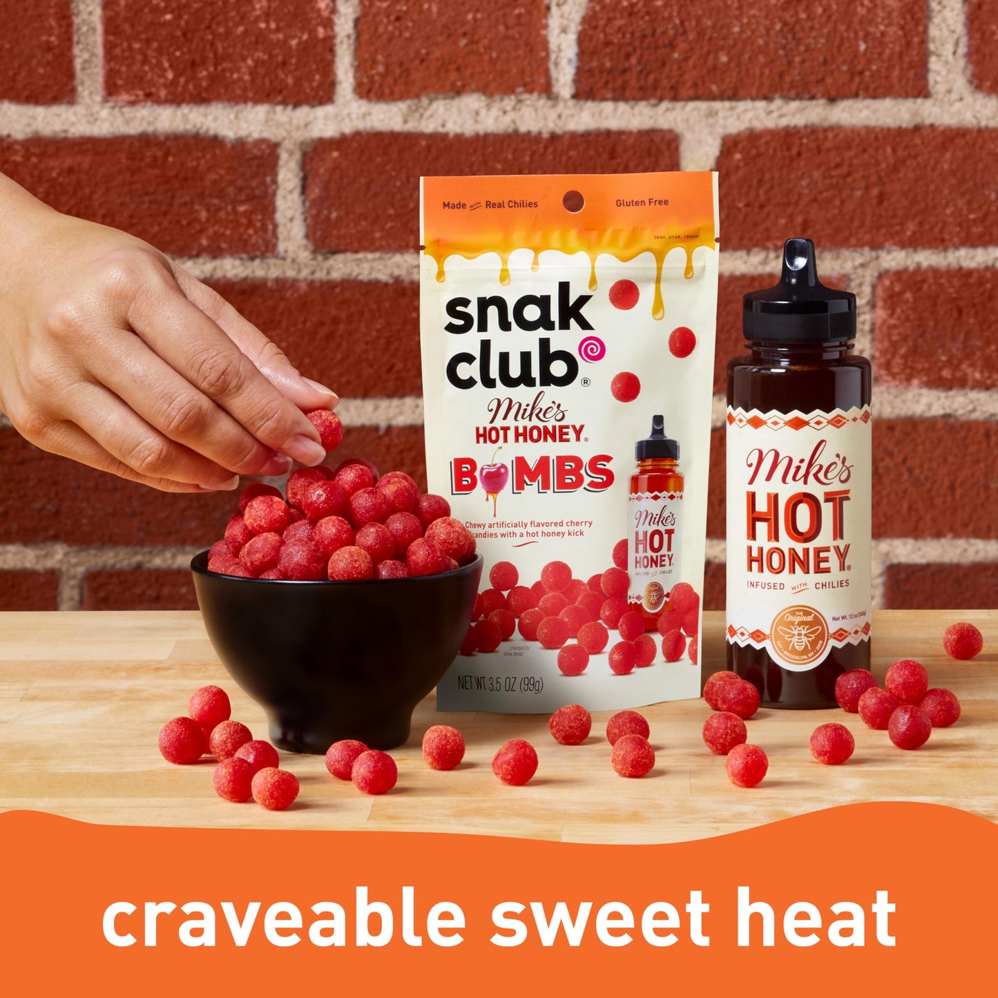 Snack club mike’s hot honey bombs