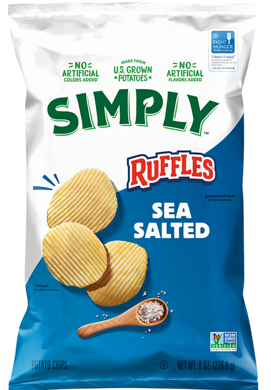 Simply ruffles sea salted