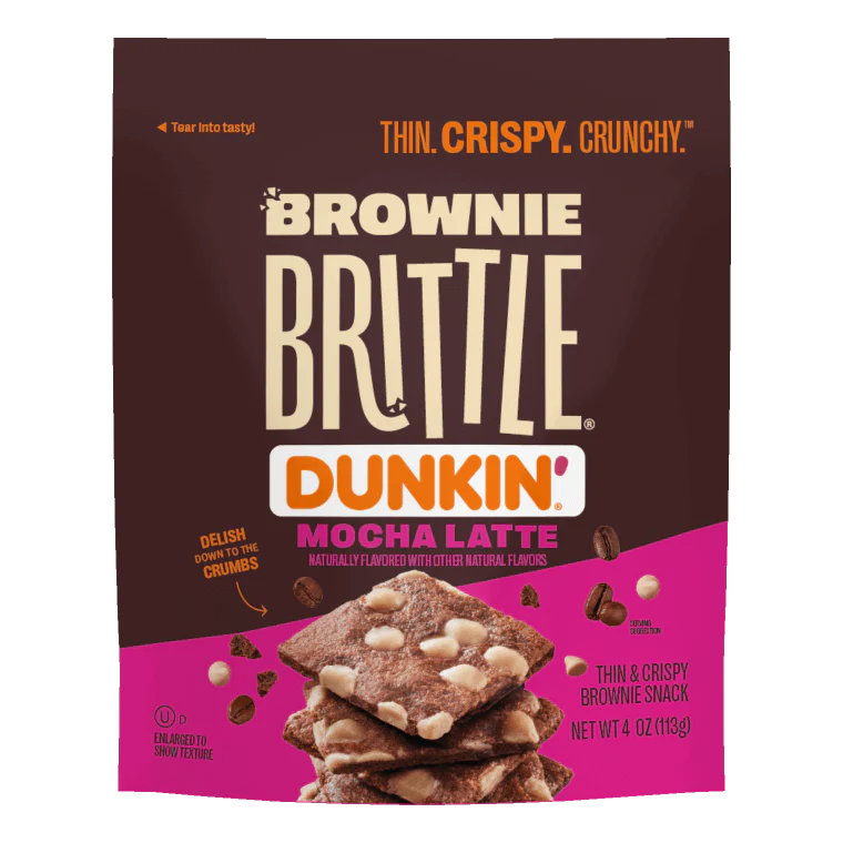 Brownie Brittle dunkin mocha latte