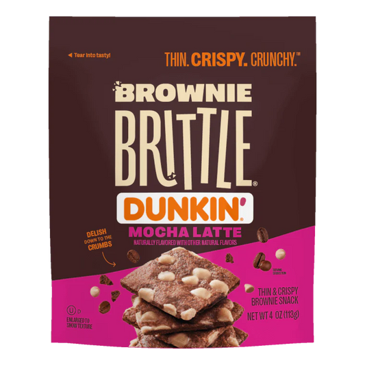 Brownie Brittle dunkin mocha latte