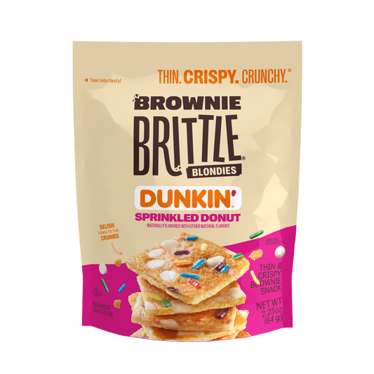 Brownie Brittle dunkin sprinkled donuts