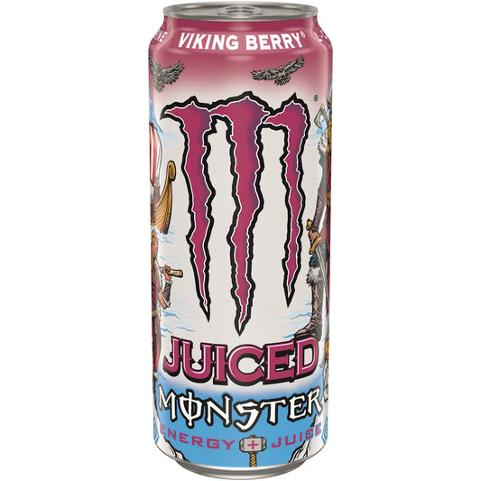 Monster viking berry juiced energy drink
