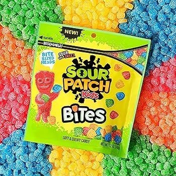 لدغات الأطفال من Sour Patch