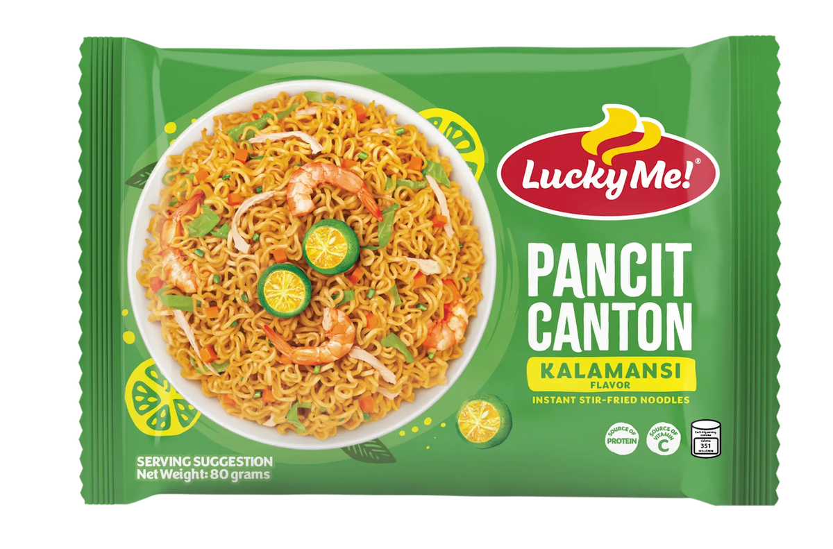 Lucky me! Pancit canton kalamansi  flavour instant stir fried noodles
