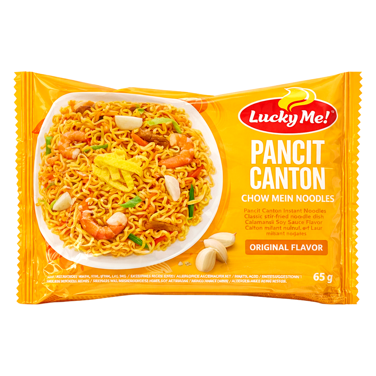 Lucky me! Pancit canton original flavour instant stir fried noodles