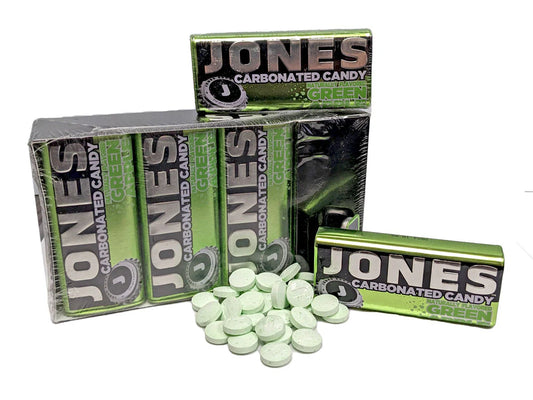 Jones carbonated candy green apple