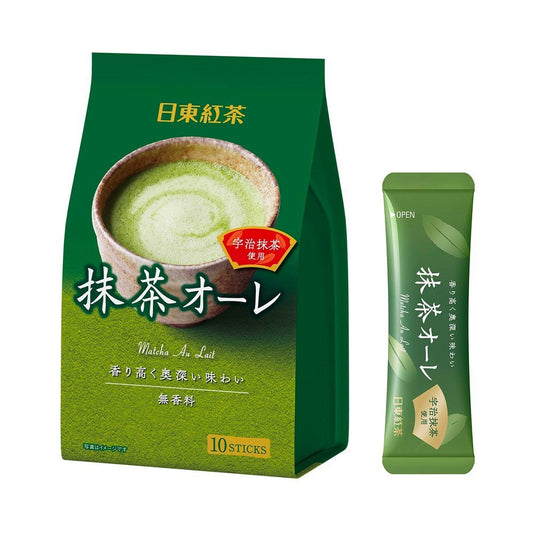 Nittoh tea matcha au lait شاي ماتشا بالحليب من نيتو