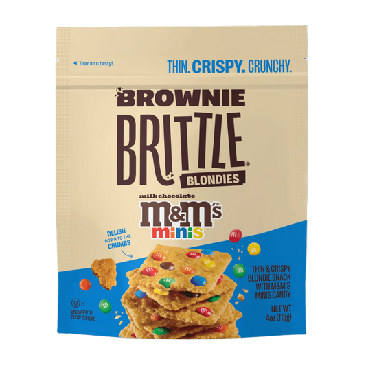 Brownie brittle blondies m&ms minis