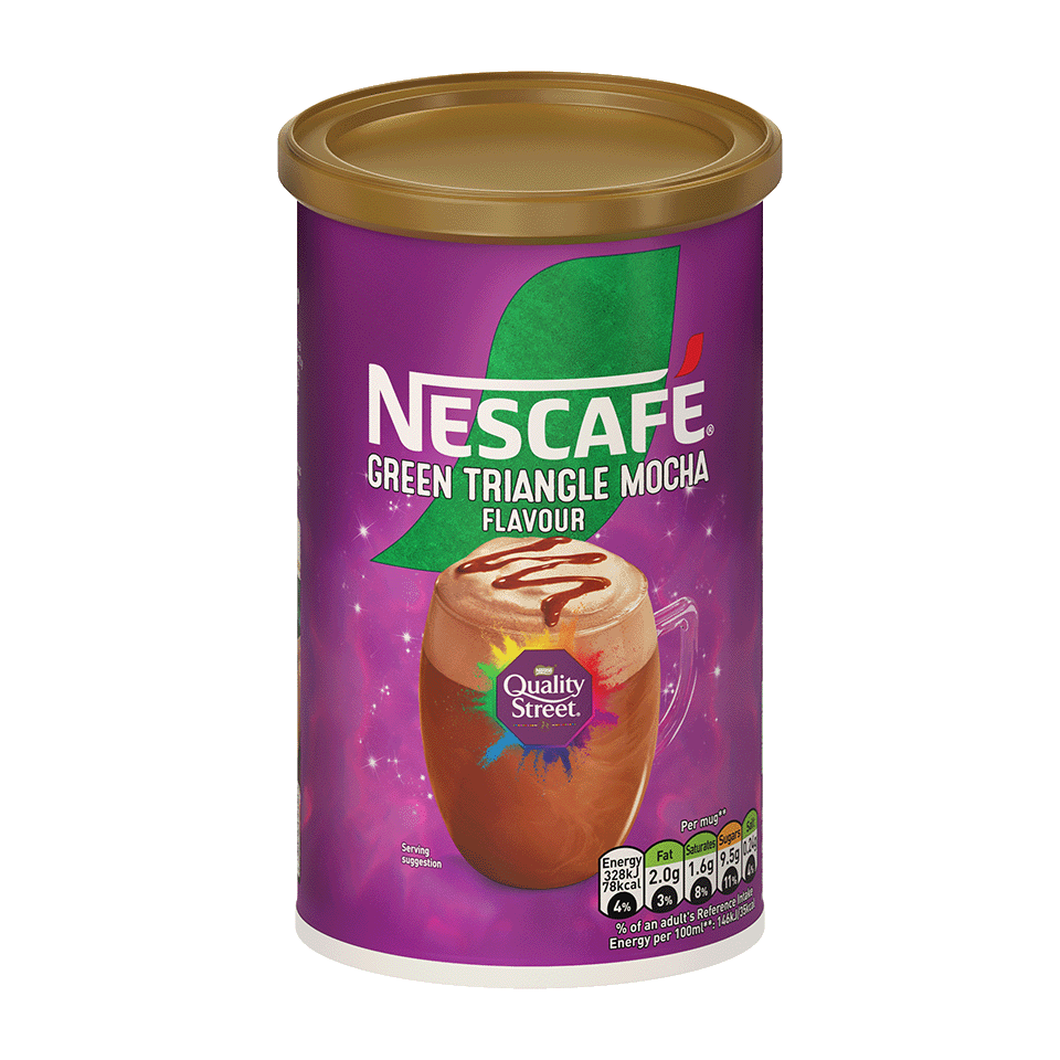 Nescafe green triangle mocha