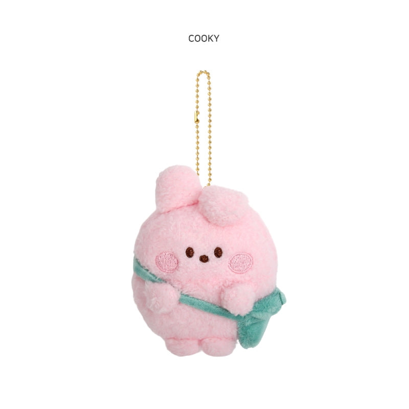 BT21 MININI PLUSH KEYRING [ PONPON-ENJOY ] cooky