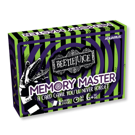 AQUARIUS Beetlejuice Memory Master Card Game - Fun Family Party Game for Kids, Teens & Adults - Entertaining Game Night Gift - Officially Licensed Merchandise