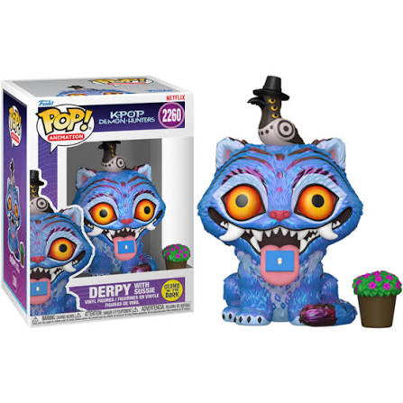 KPop Demon Hunters Tiger with Bird Glow-in-the-Dark Funko Pop! Vinyl Figure #2260