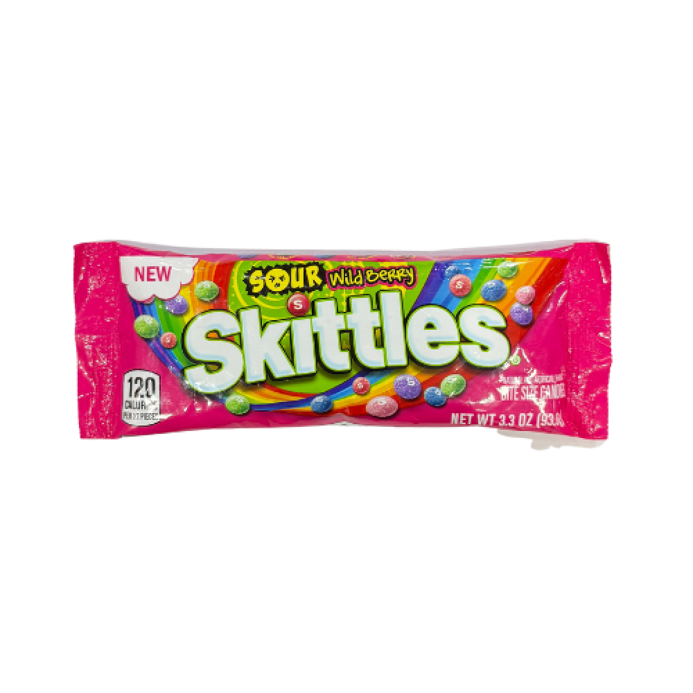 Skittles sour wild berry سكيتلز بنكهة التوت البري الحامض