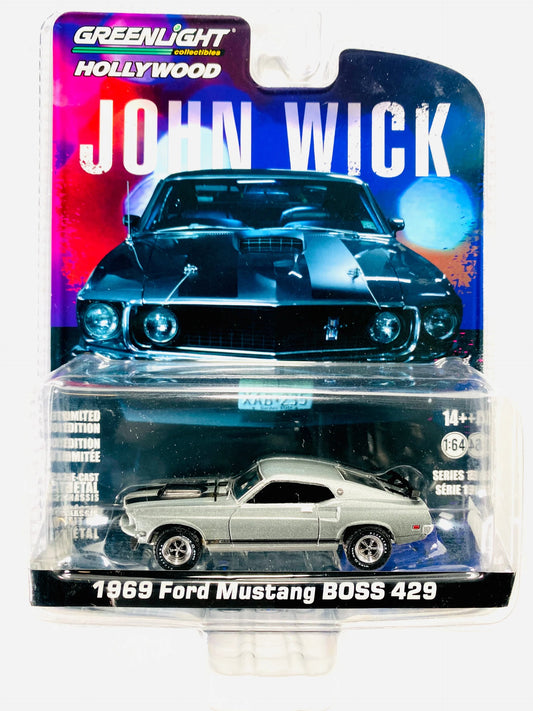 Greenlight Hollywood John Wick 1969 Ford Mustang Boss 429 - Scuffed Blister