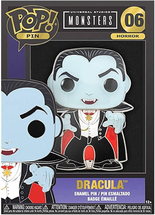 Funko pop enemal pin movies disney universal dracula