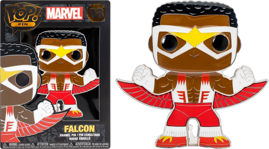 Funko pop enemal pin movies marvel falcon
