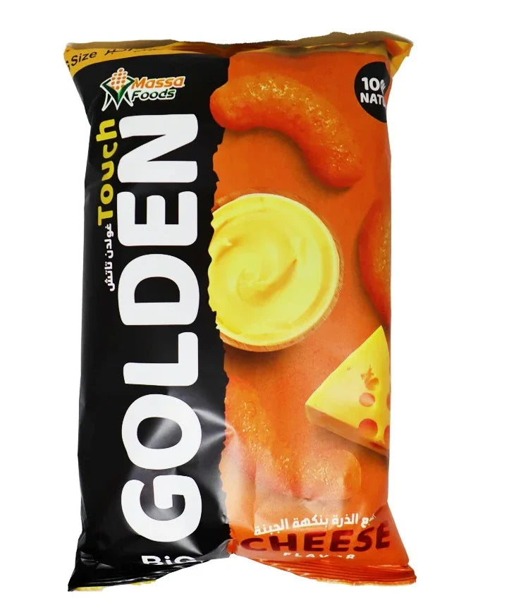 Golden touch cheese flavor puffs syria 🇸🇾