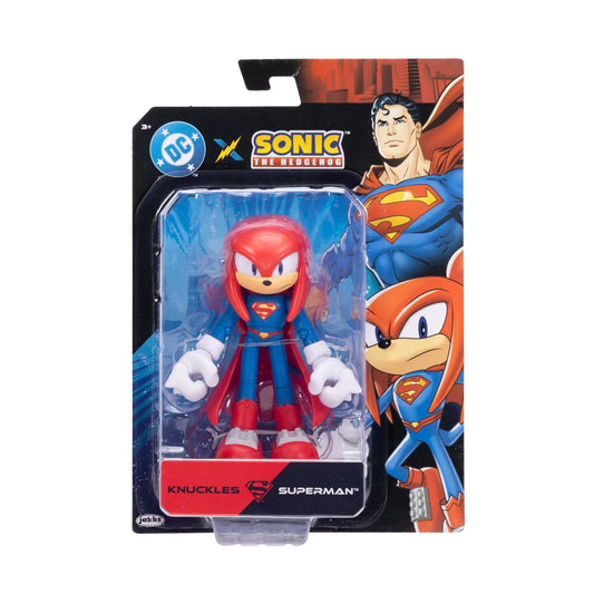 Sonic The Hedgehog knuckles x DC superman Action Figure