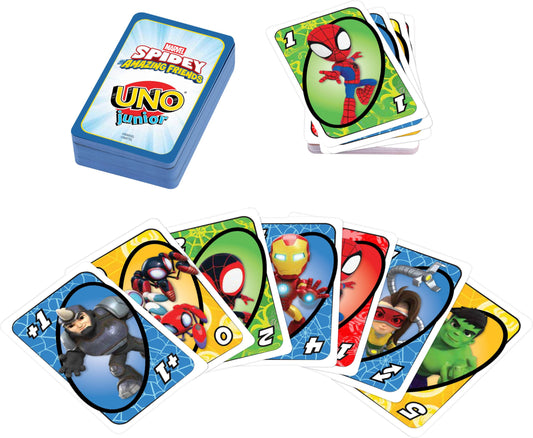 UNO Junior Marvel Spidey And His Amazing Friends Play Card