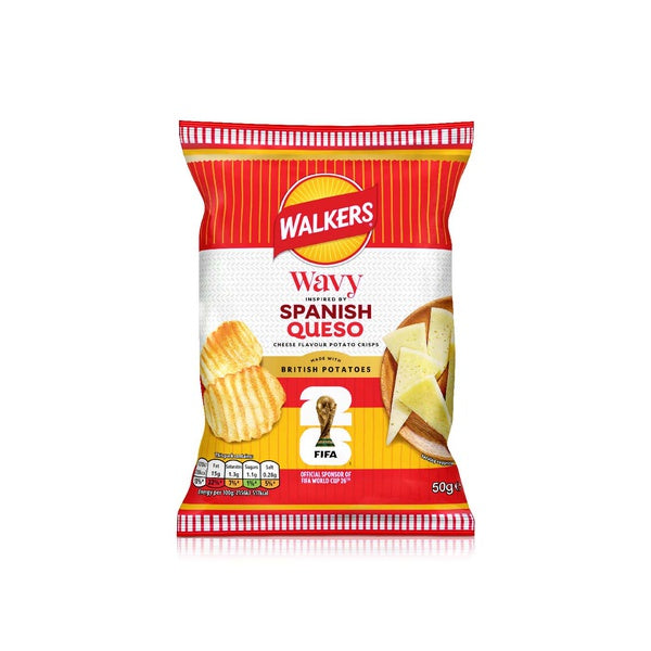 Walkers max world cup 2026 spanish queso cheese Potato Chips