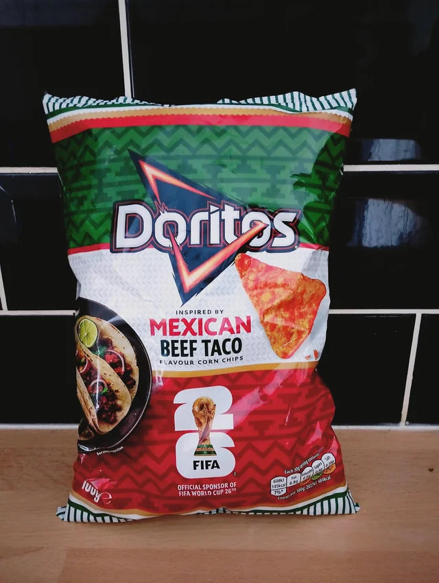 Doritos world cup 2026 mexican sizzling beef Potato Chips