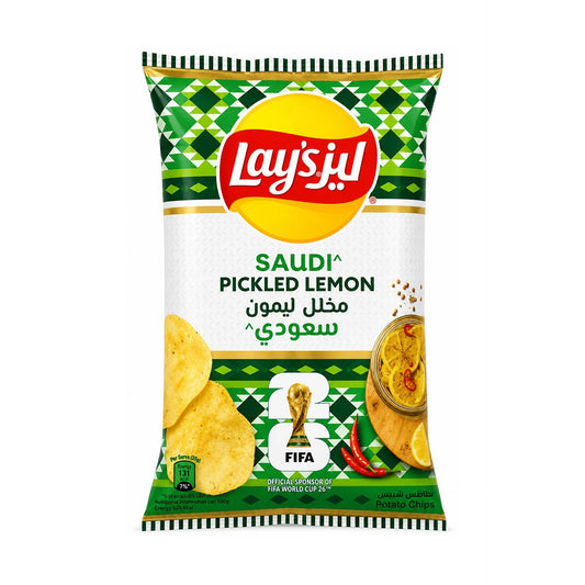 Lay’s world cup 2026 saudi pickled lemon Potato Chips
