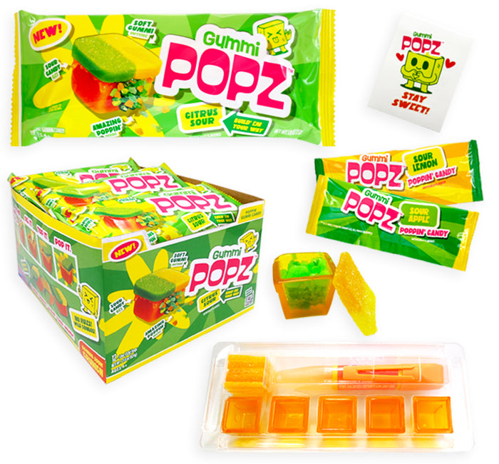 Citrus Sour Gummy Popz!