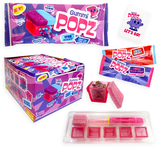 Wild Berry Gummy Popz!