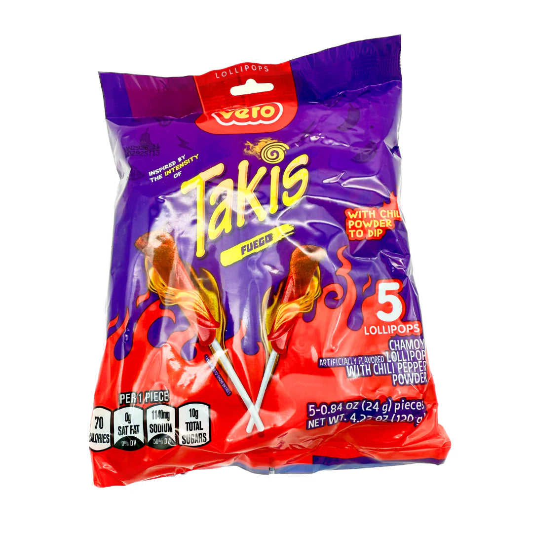 takis fuego lollipop