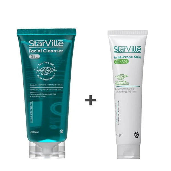 Strville facial cleanser + acne cream  khad