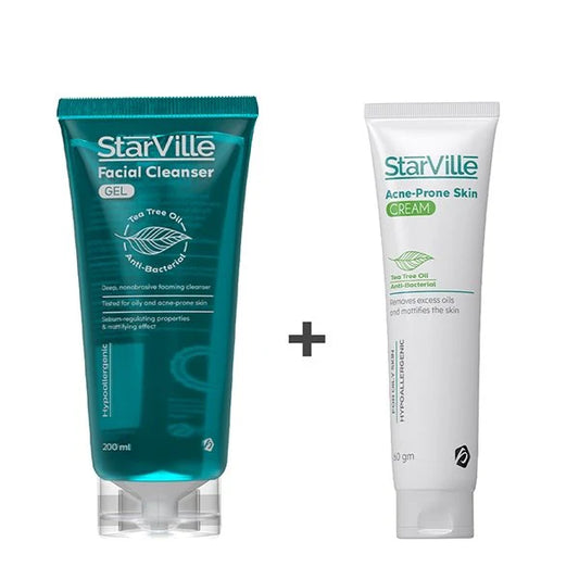 Strville facial cleanser + acne cream  khad